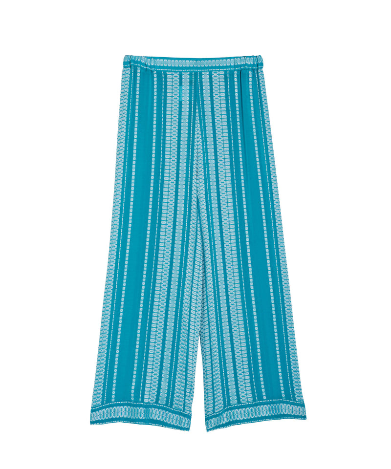 Pants Zeus n Dione Abaton Cropped Trousers Aqua Apoella