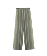 Pants Zeus n Dione Alcestes Textured Silk Wide Leg Pants Sage Apoella