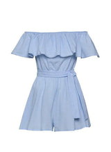 Playsuit Apoella Artemis Off Shoulder Playsuit Sky Apoella