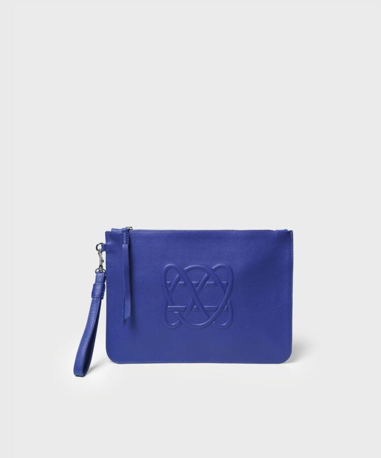 Pochette Callista Crafts CC Pochette Grained Leather Violet O/S / Violet Apoella