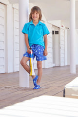 Polos Marie Raxevsky Polo Monochrome Turquoise Apoella