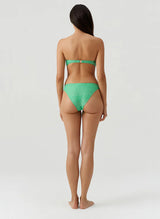 Swimwear Melissa Odabash Prague Bikini Bottom Green Zigzag Apoella