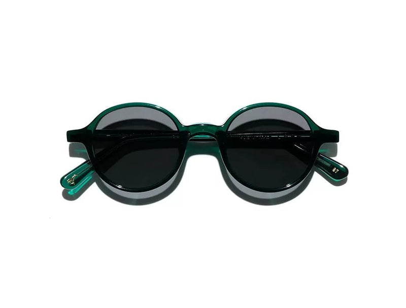 - Reunion Flat Grey Lenses Emerald Green O/S Apoella