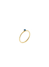 Rings Ileana Makri Blue Eye Ring Gold Plated O/S Apoella