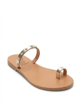 Sandals Ancient Greek Sandals Audrey Strap Swarovski Sandals Platinum Apoella