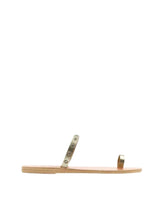 Sandals Ancient Greek Sandals Audrey Strap Swarovski Sandals Platinum Apoella
