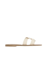 Sandals Ancient Greek Sandals Desmos Leather Slide Sandals Off White Apoella