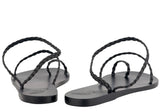 Sandals Ancient Greek Sandals Eleftheria Bee Strap Sandals Black Apoella