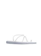 Sandals Ancient Greek Sandals Eleftheria Jelly Glitter Sandals Clear/Silver Apoella