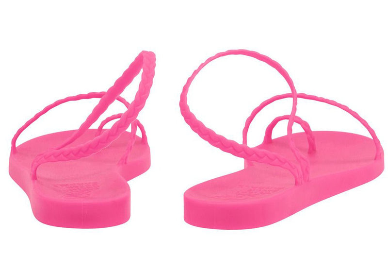 Sandals Ancient Greek Sandals Eleftheria Jelly Sandals Fluo Fuchsia Apoella