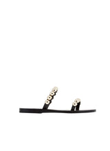 Sandals Ancient Greek Sandals Lambri Sandals Black/Gold Apoella