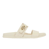 Sandals Ancient Greek Sandals Latria Buckle Slide Sandals Off White Apoella