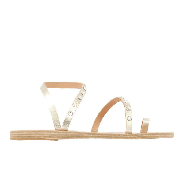 Sandals Ancient Greek Sandals Marilyn Strap Swarovski Sandals Platinum Apoella