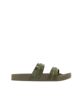 Sandals Ancient Greek Sandals Meli Jelly Slide Sandals Khaki Apoella