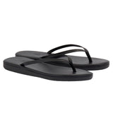 Sandals Ancient Greek Sandals Saionara Flip Flop Sandals Black Apoella