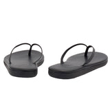 Sandals Ancient Greek Sandals Saionara Flip Flop Sandals Black Apoella