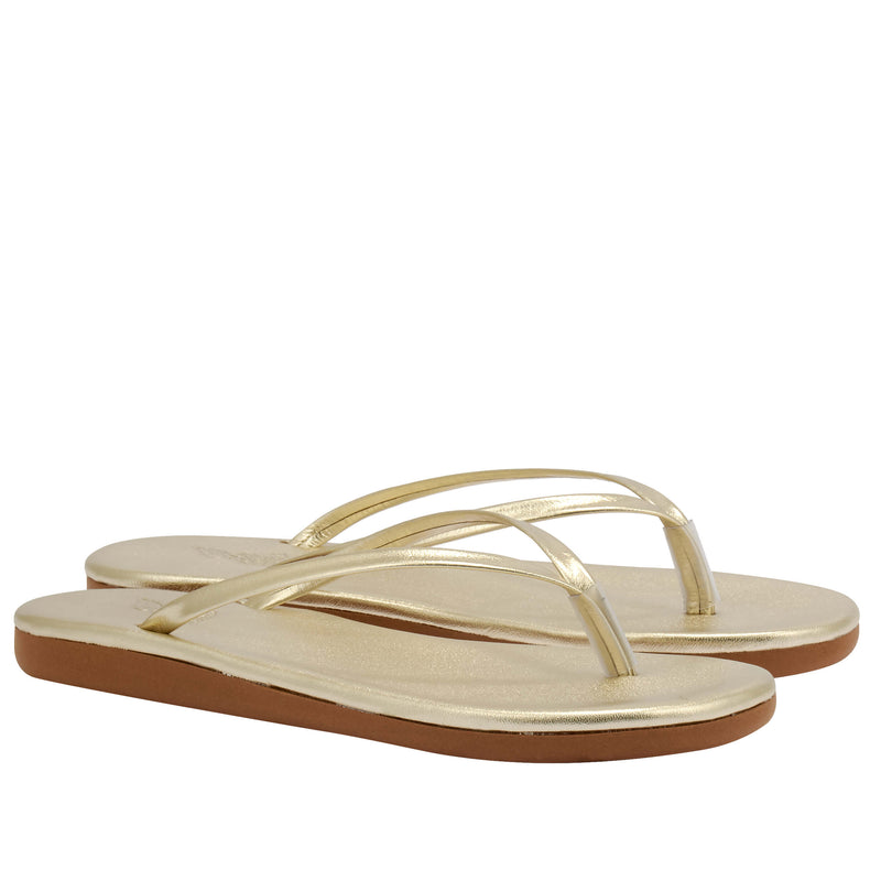 Sandals Ancient Greek Sandals Saionara Flip Flop Sandals Platinum Apoella