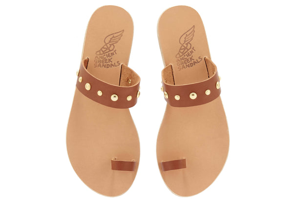 Sandals Ancient Greek Sandals Thalia Bee Strap Sandals Terracota Apoella