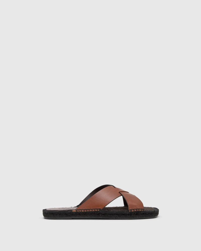 Sandals Castaner Keanu Leather Sandals Marron Choc Apoella