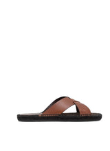 Sandals Castaner Keanu Leather Sandals Marron Choc Apoella