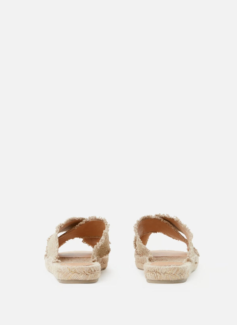 Sandals Castaner Palmera Flat Sandals Oro Claro Apoella