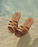 Sandals Manebi Three Band Sandals Cuero Apoella