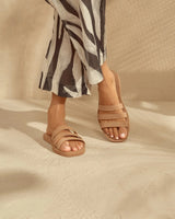 Sandals Manebi Three Band Sandals Cuero Apoella