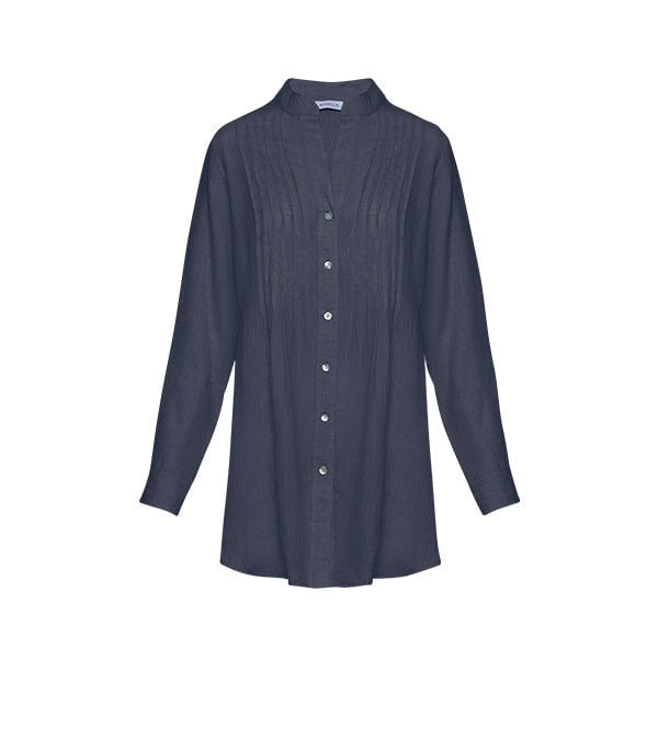 Shirtdress Apoella Aristi Midi Shirtdress Denim Apoella
