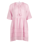 Shirtdress Apoella Cara Linen Mini Dress Pink / O/S Apoella