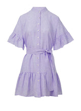 Shirtdress Apoella Chara Ruffle Shirtdress Lavender O/S / Lilac Apoella