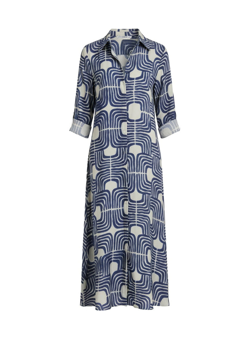 Shirtdress Lenny Niemeyer Side Slit Long Shirtdress Paros Apoella