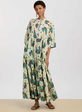 Shirtdress Lisa Corti Rambagh Cotton Shirtdress Ivory Apoella