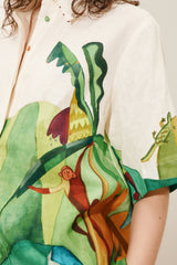 Shirts Alémais Mokshini Linen Shirt Multi Apoella