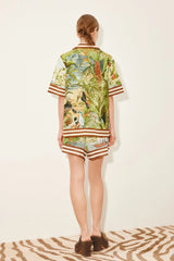 Shirts Alémais Toucan Tango Linen Shirt Multi Apoella