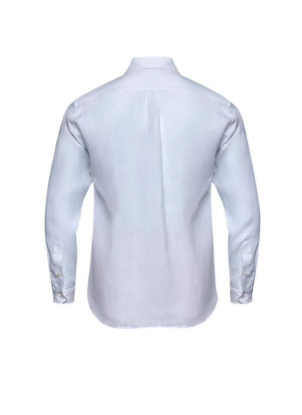 Shirts APOELLA Apollo Linen Mao Shirt White Apoella