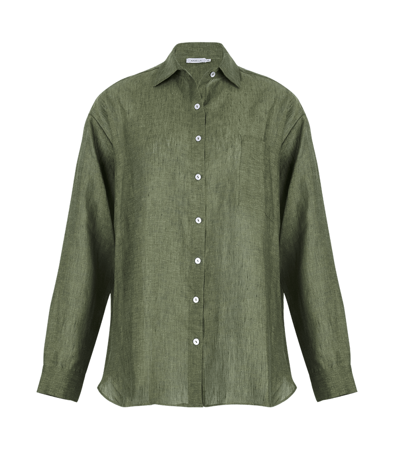 Shirts Apoella Charis Loose Shirt Khaki / S/M Apoella