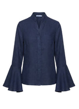 Shirts Apoella Virginia Frill Shirt Denim Apoella