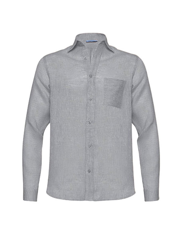 Shirts APOELLA Zeus Linen Shirt Grey Apoella