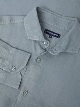 Shirts Frescobol Carioca Antonio Linen Regular Shirt Coastal Blue Apoella