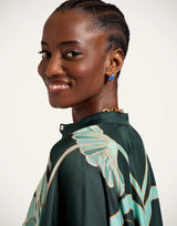 Shirts La DoubleJ Foulard Shirt Dark Green Apoella
