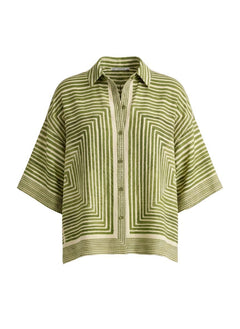 Shirts Lenny Niemeyer Wide Short Sleeve Shirt Labyrinth Apoella