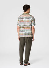 Shirts Missoni Bowling Shirt in Viscose with Irregular Zigzag Print Apoella
