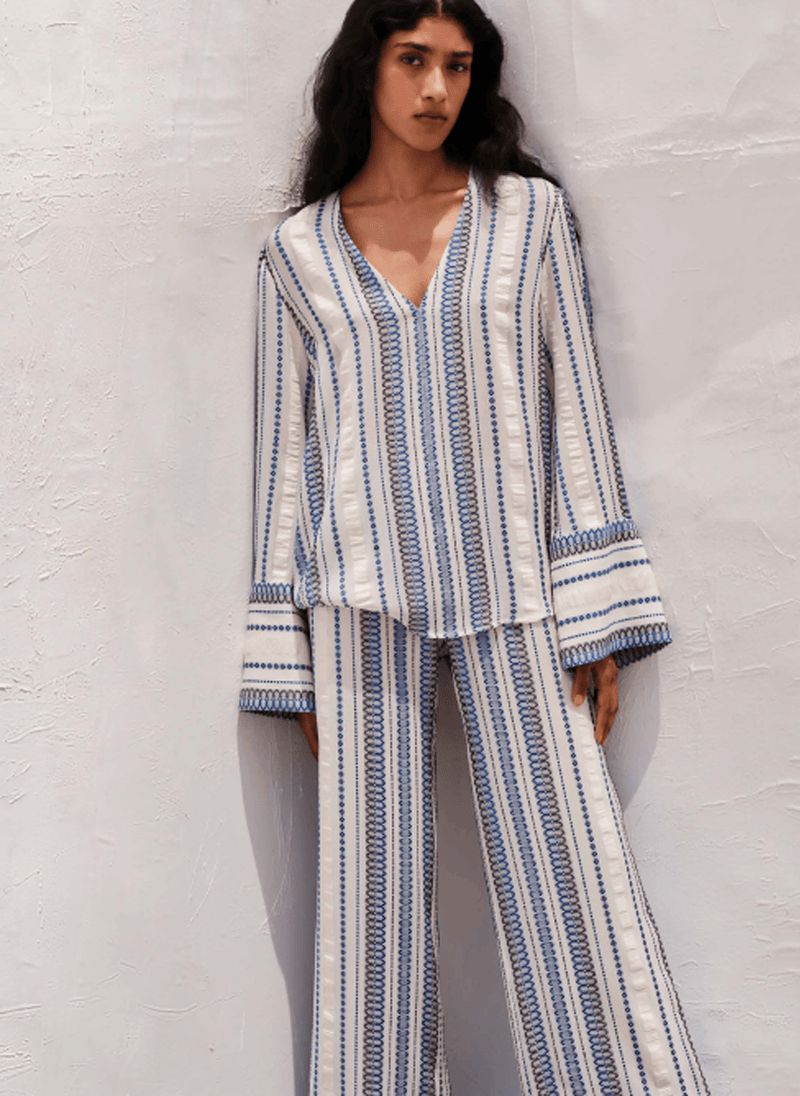 Shirts Zeus n Dione Orion Shirt Ivory/Navy Apoella