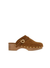 Shoes Ancient Greek Sandals Classic Closed Leather Clog Tan Apoella