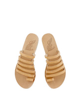 Shoes Ancient Greek Sandals Niki Leather Multi Strap Sandals Natural Apoella