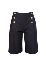 Shorts Ancient Kallos Sailor Denim Bermuda Shorts Navy Blue Apoella
