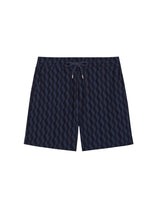 Shorts Frescobol Carioca Augusto Listra Terry Shorts Midnight Blue Apoella