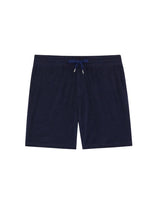 Shorts Frescobol Carioca Augusto Terry Cotton Shorts Navy Blue Apoella
