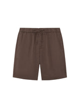 Shorts Frescobol Carioca Felipe Linen Shorts Brown Apoella