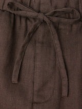 Shorts Frescobol Carioca Felipe Linen Shorts Brown Apoella